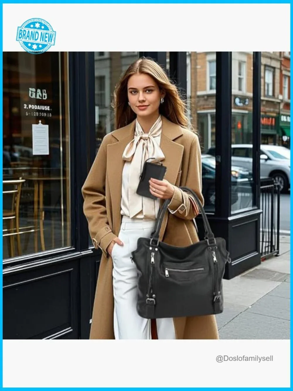 Large Hobo Tote Bag Crossbody Shoulder Purse with Adjustable Strap Travel Work